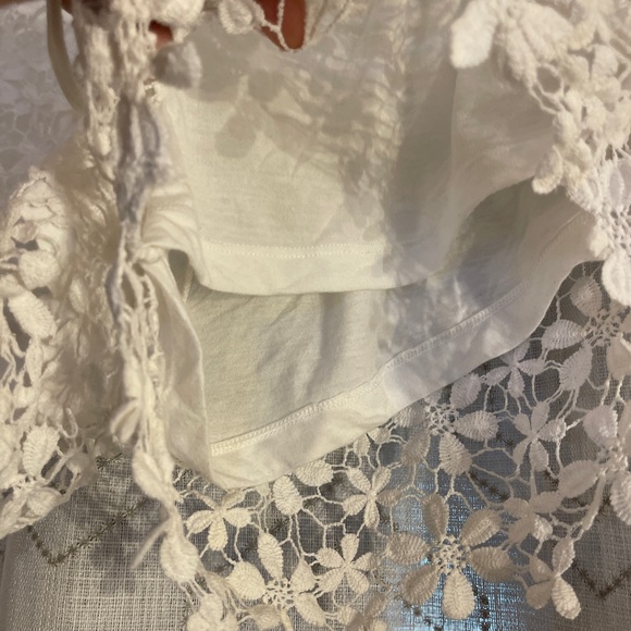 Women’s Lace Swim Cover up Pull On Shorts w/drawstring waist WORN 1X - Picture 6 of 8